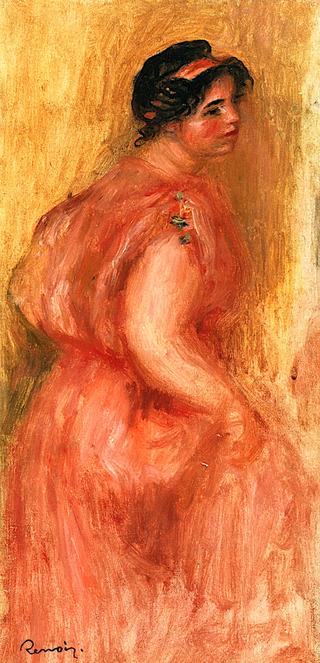Study: Gabrielle in a Red Tunic