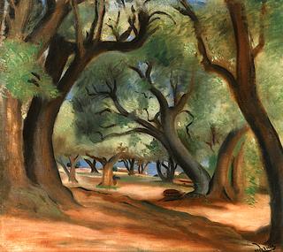 Landscape with Olive Trees