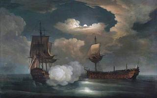 1759年4月4日，阿基里斯皇家海军占领了圣佛罗伦萨伯爵