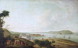 1762年1月英国对马提尼克城堡的袭击