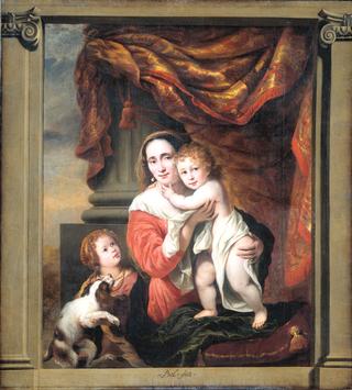 Joanna de Geer (1629-91) with her Children Cecilia Trip and Laurens Trip