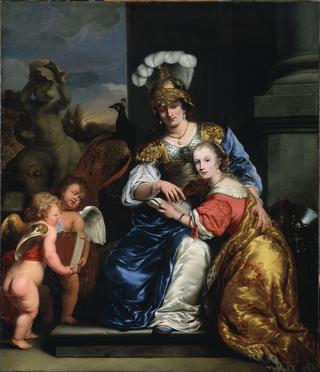 Allegory: Margarita Trip (1640-1714) with Anna Maria Trip (1652- 1681)