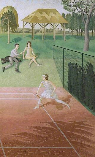 网球（三联，右翼）
