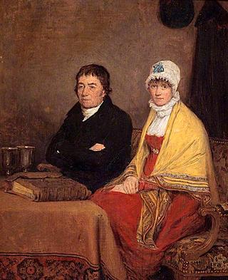 艺术家的父母，牧师大卫威尔基和他的妻子伊莎贝拉李斯特