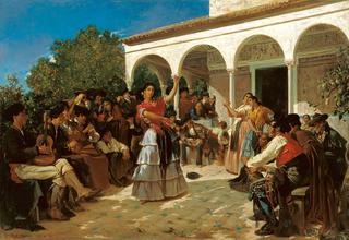 A Gypsy Dance in the Gardens of the Alcázar