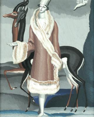 Woman in a Fur Coat