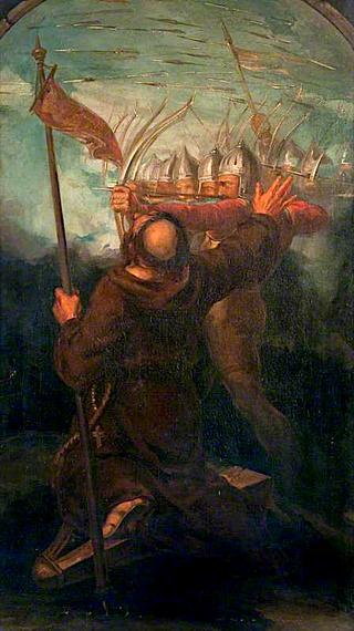 English War: The Spear (triptych, right panel)