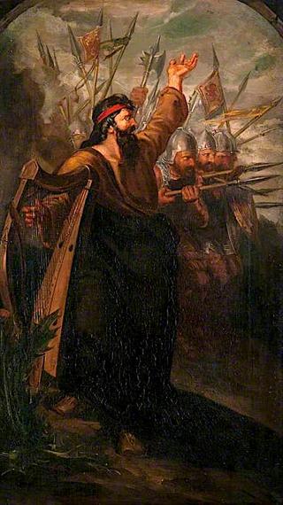 Scottish War: The Spear (triptych, left panel)