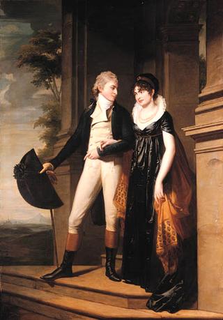 Double portrait of Moritz Christian Johann, Graf von Fries and his wife Maria Theresia