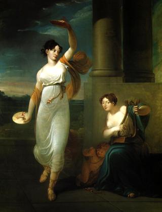 玛丽亚·米尔斯卡和芭芭拉·桑斯卡的肖像
