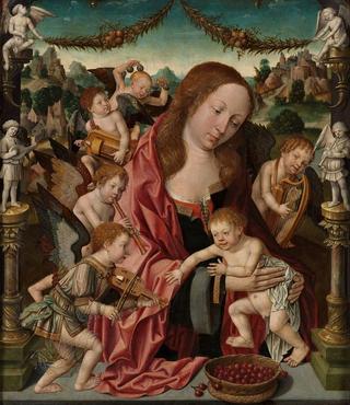 Madonna and Child with Musician Angels