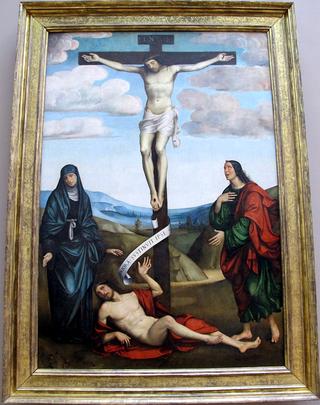 Crucifixion with Job at the Foot of the Cross