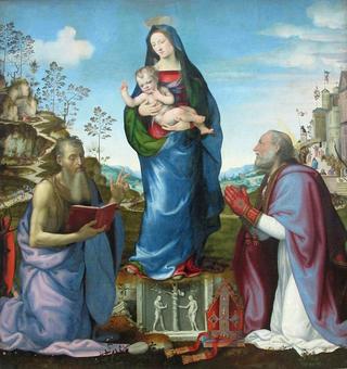 圣母子与圣哲罗姆和圣泽诺比乌斯