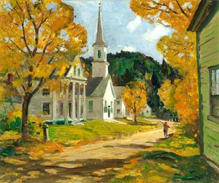 Autumn Days, Village of West Dover, Vermont