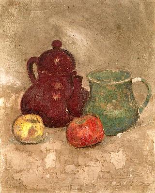 Still Life with Apples, Pitcher and Teapot