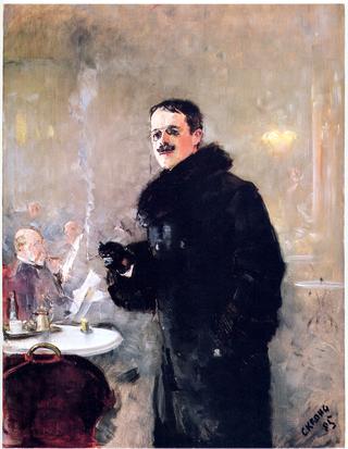 画家格哈德·蒙特的肖像
