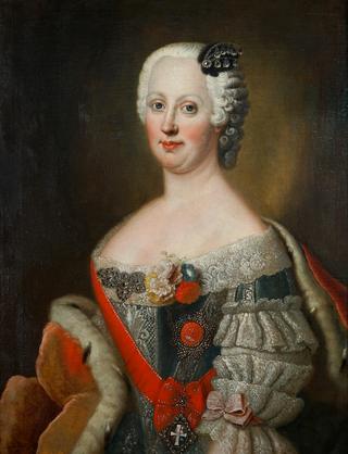 Portrait of Johanna Elisabeth of Holstein-Gottorp