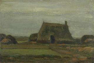 Farm with Stacks of Peat