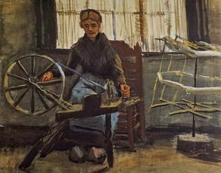 Woman at the Spinning Wheel