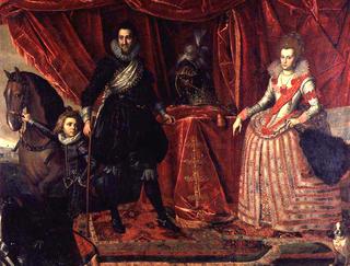 丹麦基督教四世和勃兰登堡的第一任妻子安妮·凯瑟琳