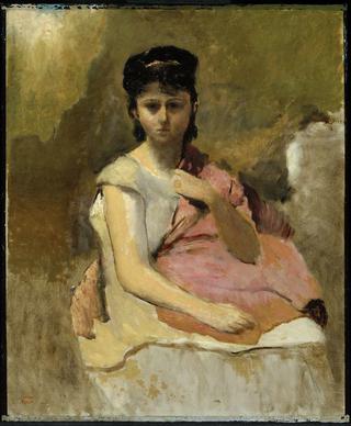 Woman with a Pink Shawl