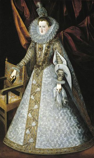 西班牙女王奥地利玛格丽特画像