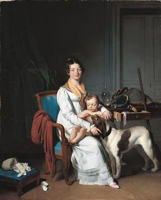 Interior with Mother and Child