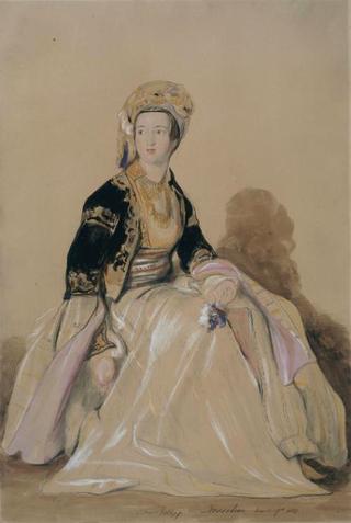 Mrs Elizabeth Young in Eastern Costume