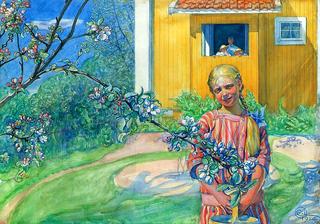 Girl with Apple Blossom