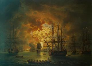 土耳其舰队在切姆湾被摧毁