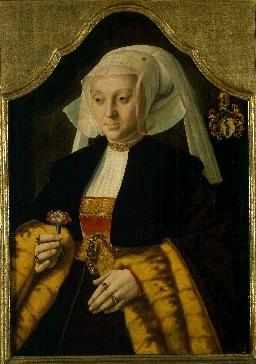 巴尔塔萨·冯·克彭的第一任妻子玛格丽特·范·霍尔茨的肖像