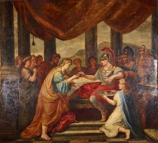 Salon of Venus - Alexander Marrying Roxana