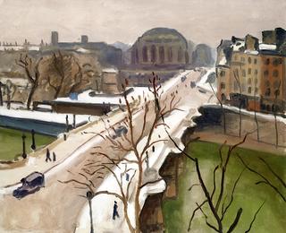 The Pont Neuf in the Snow, Paris
