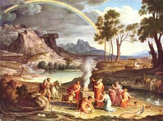 Thanksgiving of Noah in a Landscape