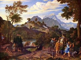 Landscape with the Scouts from the Promised Land
