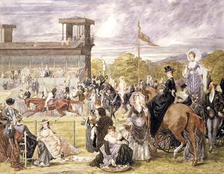 The Races At Longchamp In 1874