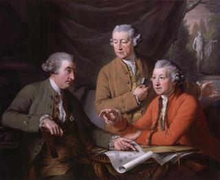 Sir William Chambers, Joseph Wilton, Sir Joshua Reynolds