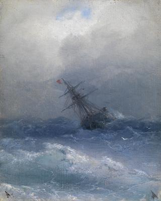 Ship in Storm