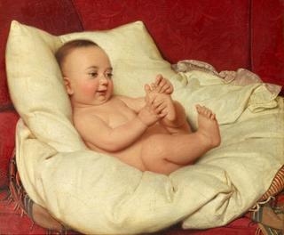 保罗·迈耶海姆婴儿时期的肖像