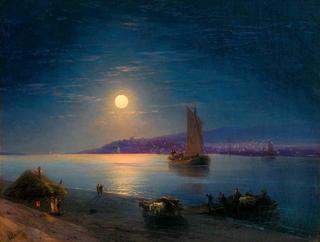 A Moonlit Night on the Dnieper