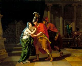 伊莱克特拉接受她哥哥奥瑞斯忒斯的骨灰