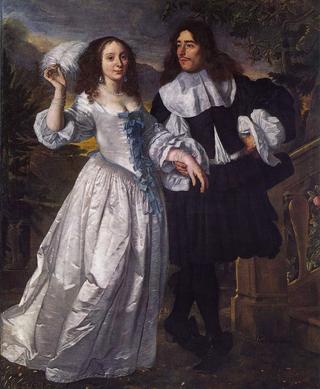 一对贵族夫妇的画像