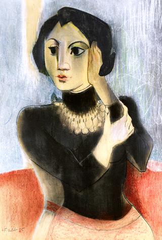 Geneviève in Black Sweater