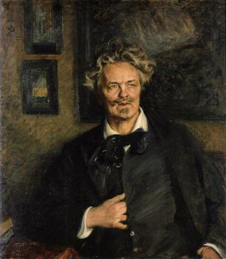 Portrait of August Strindberg