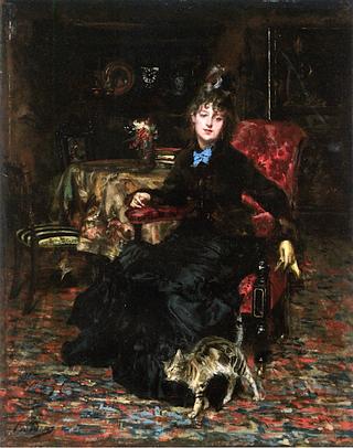 Lady with a Cat