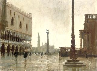 A winter morning, The Doge's Palace, Venice