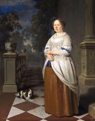乔安·胡舒特的妻子安娜·斯普林特的肖像