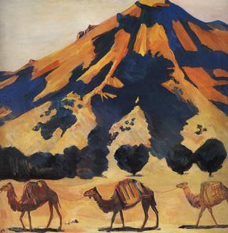 Mount Abul and Camels