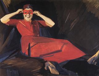 Woman with a Mask