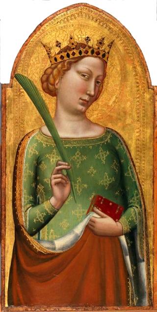 A Crowned Virgin Martyr (St. Catherine of Alexandria)